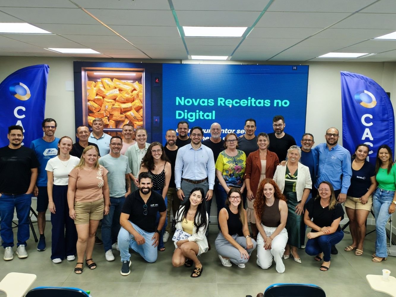 Foto oficial da Turma 1 do Novas Receitas no Digital